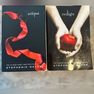 2 Books, Eclipse & Twilight By Meyer,‎ Stephenie - First Edition